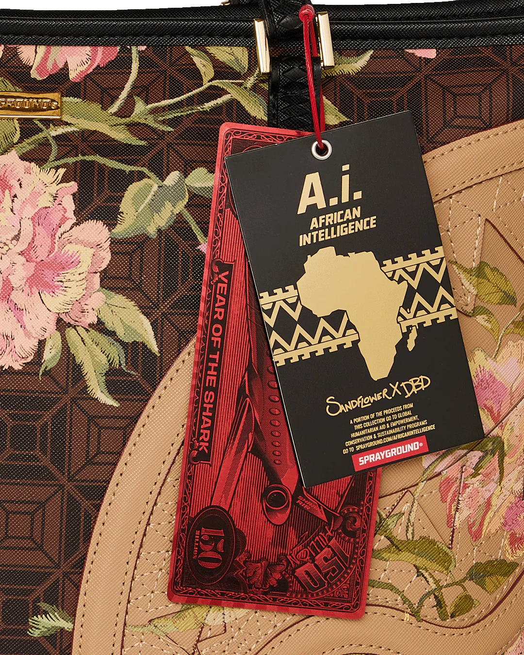 AI HENNY FLORAL TOTE - Image 13