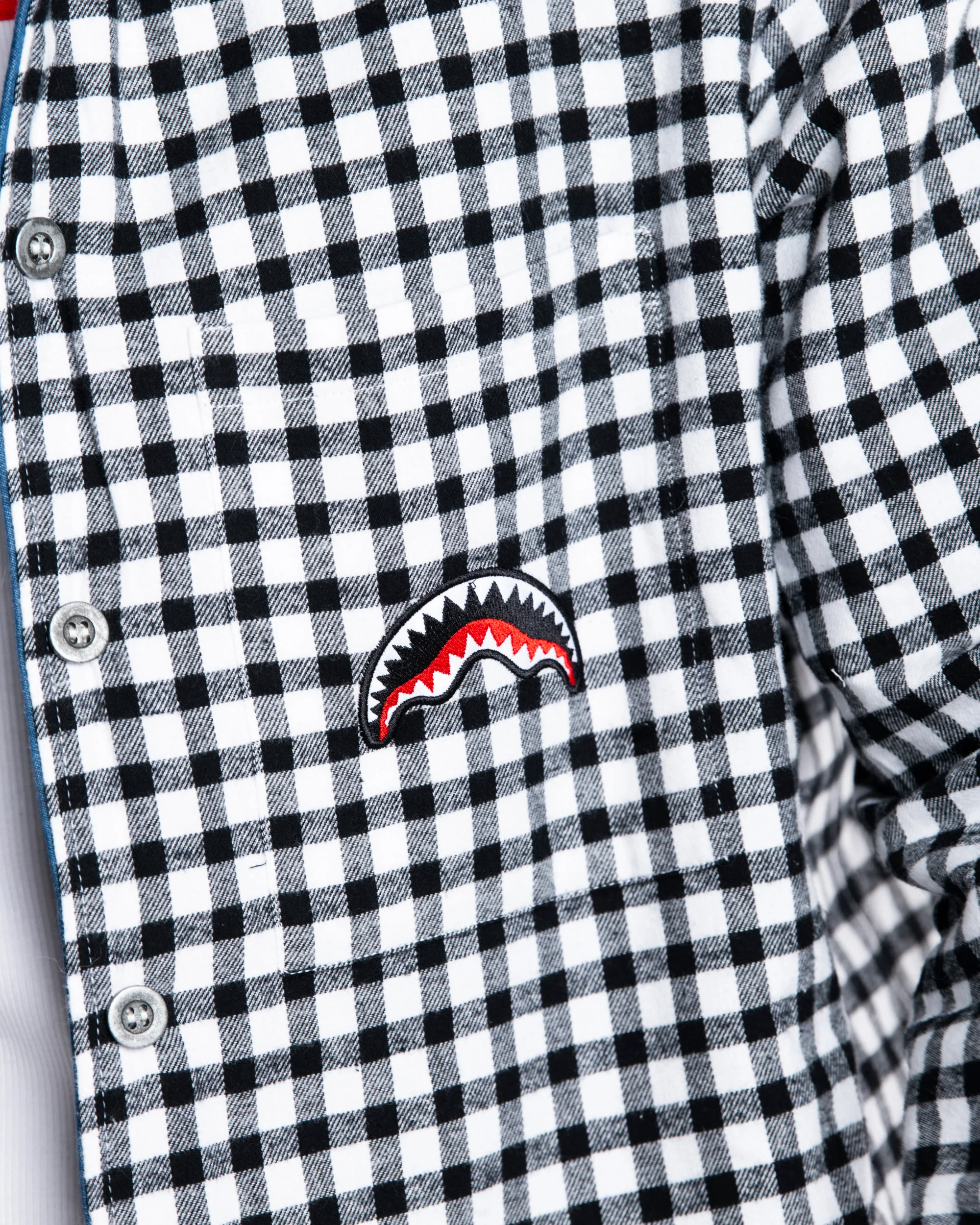 CHECK DENIM DOUBLE SHIRT - Image 15