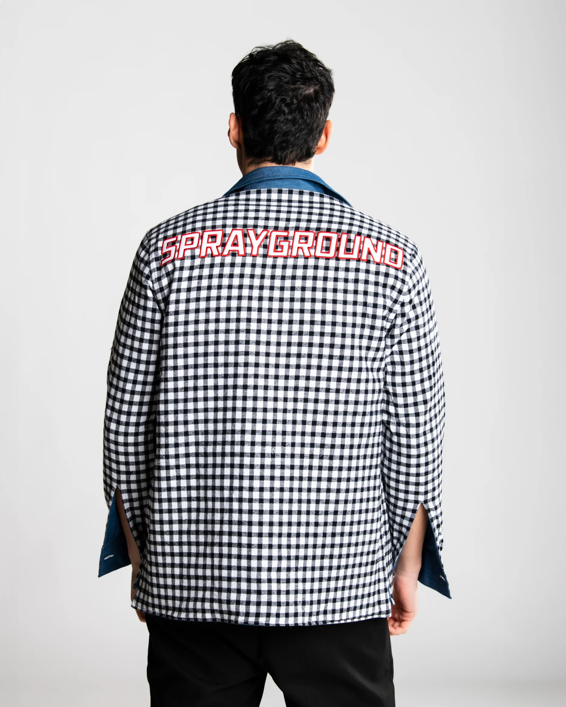 CHECK DENIM DOUBLE SHIRT - Image 16