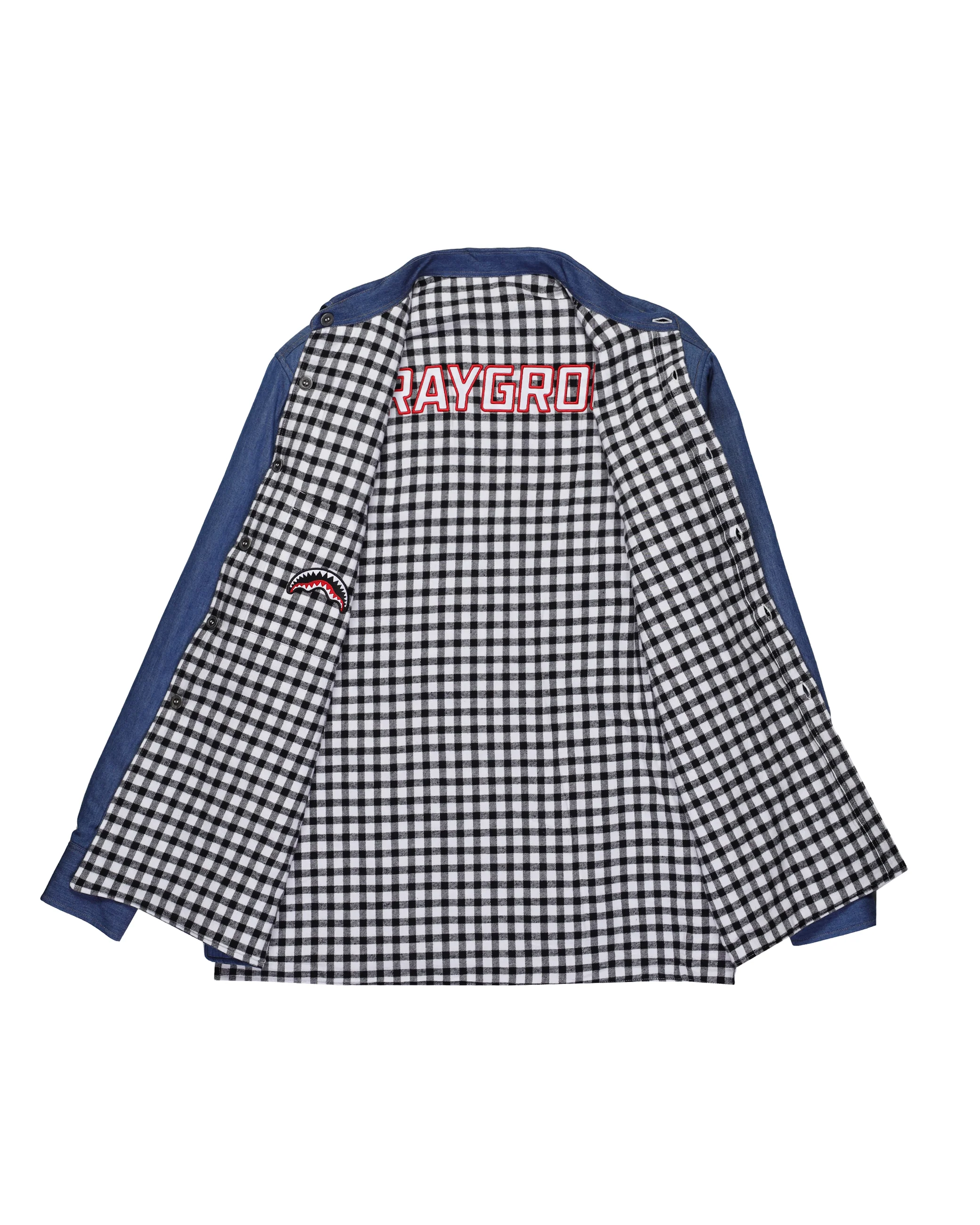 CHECK DENIM DOUBLE SHIRT - Image 19