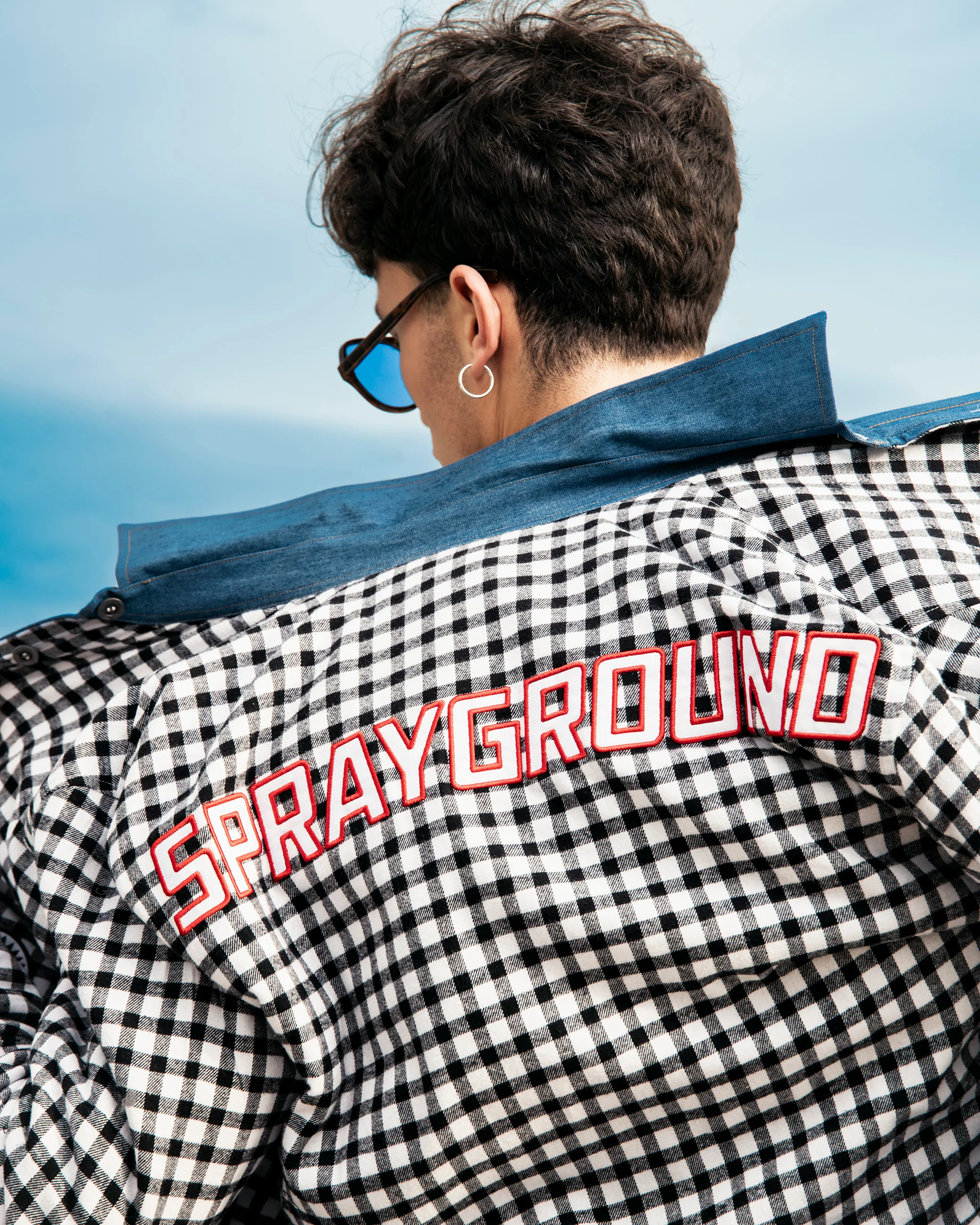 CHECK DENIM DOUBLE SHIRT - Image 8