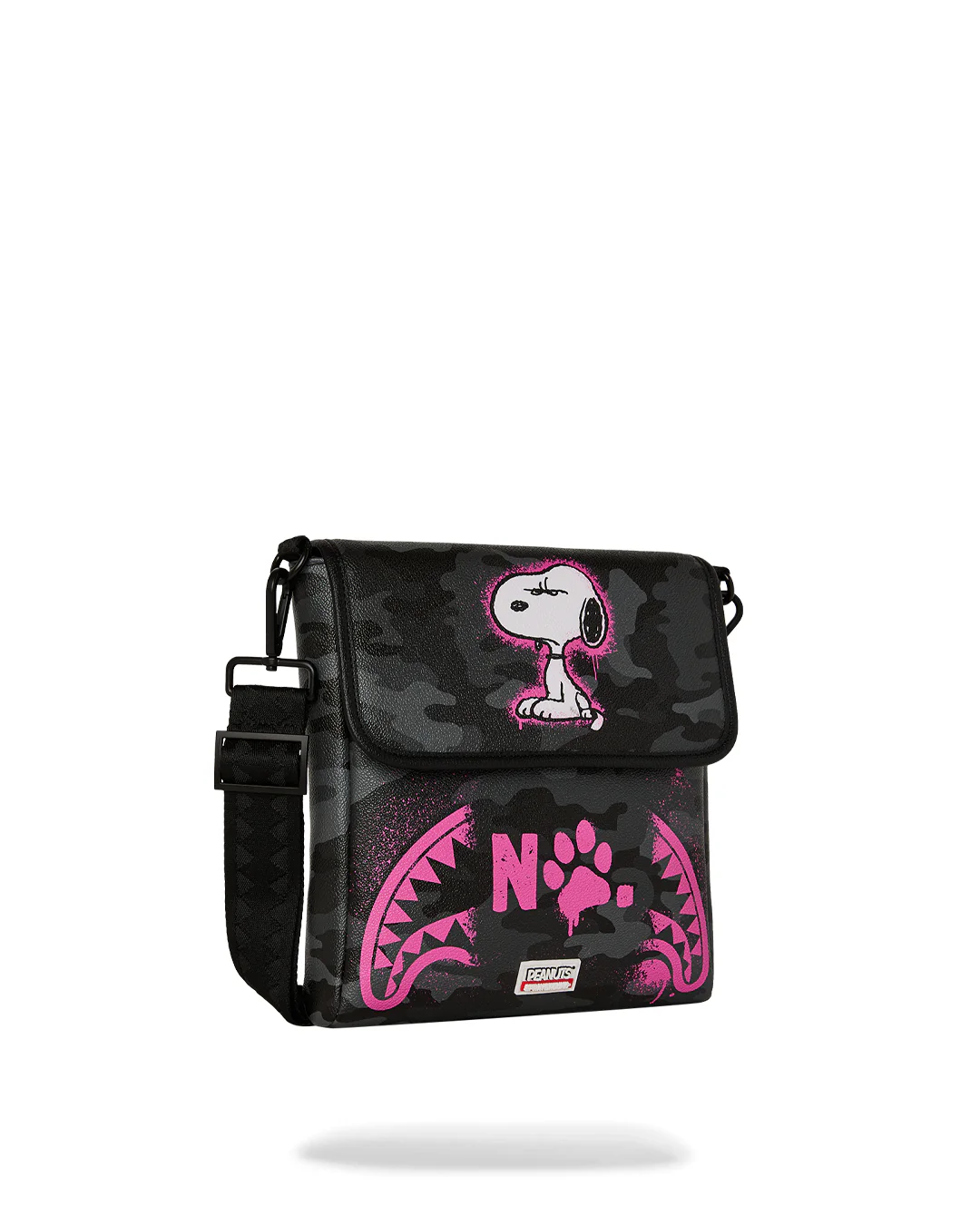 PEANUTS SNOOPY PINK STENCIL MESSENGER SLING - Image 3