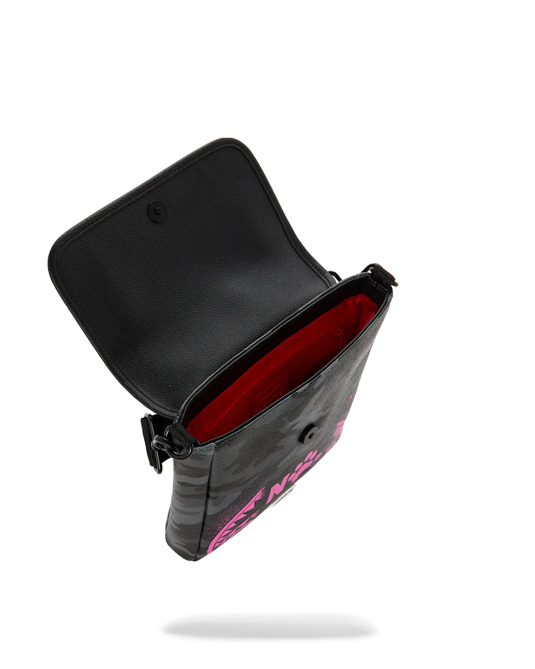 PEANUTS SNOOPY PINK STENCIL MESSENGER SLING - Image 7