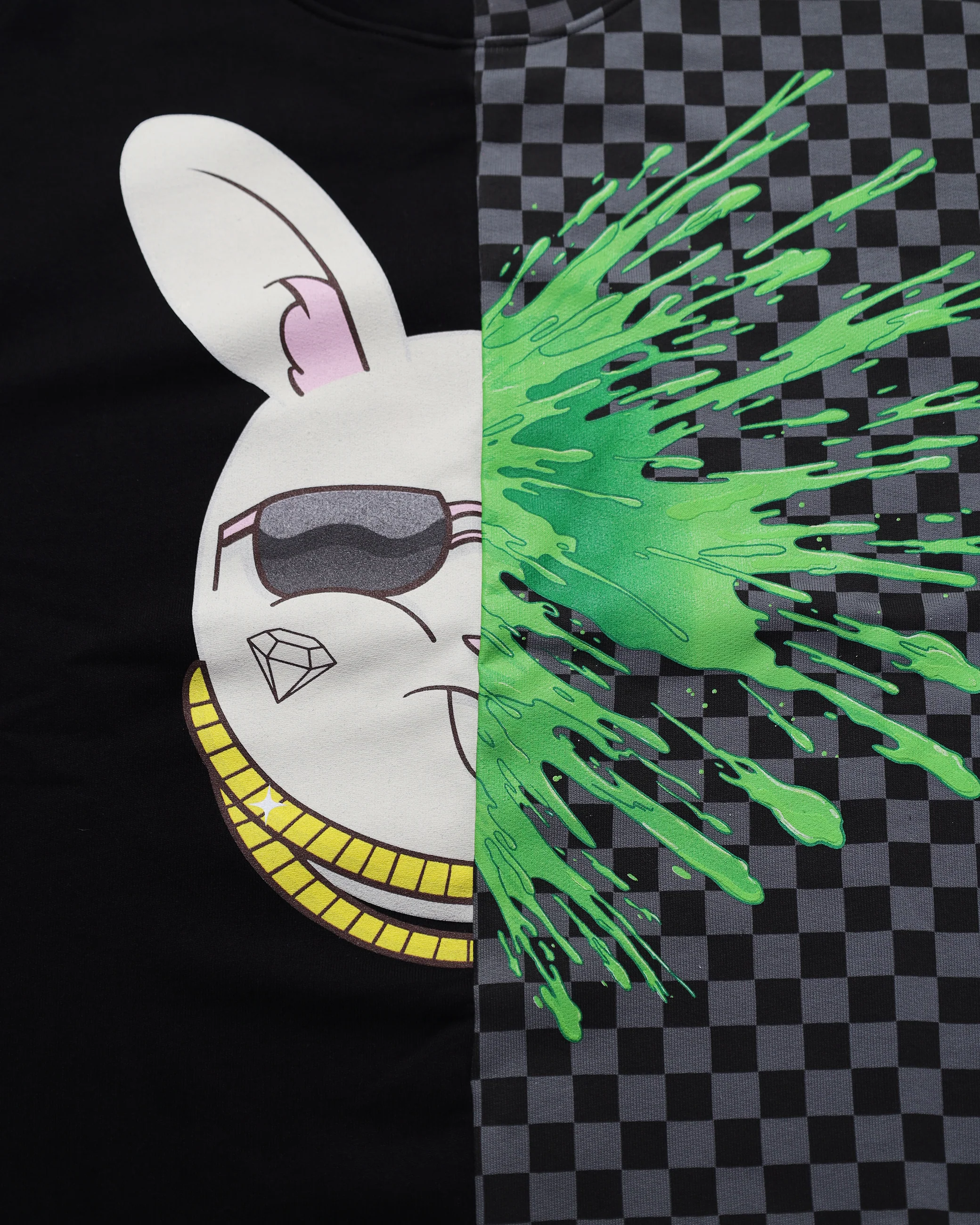 SPLATTER BUNNY SPLIT CREWNECK - Image 3