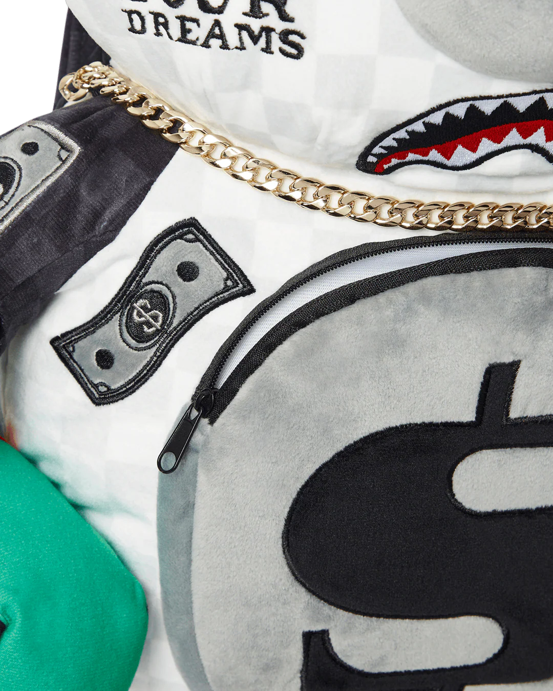 Sprayground Backpack MONEY BEAR TEDDY BEAR BACKPACK PANDA PANDA PANDA Multicolor - Image 8