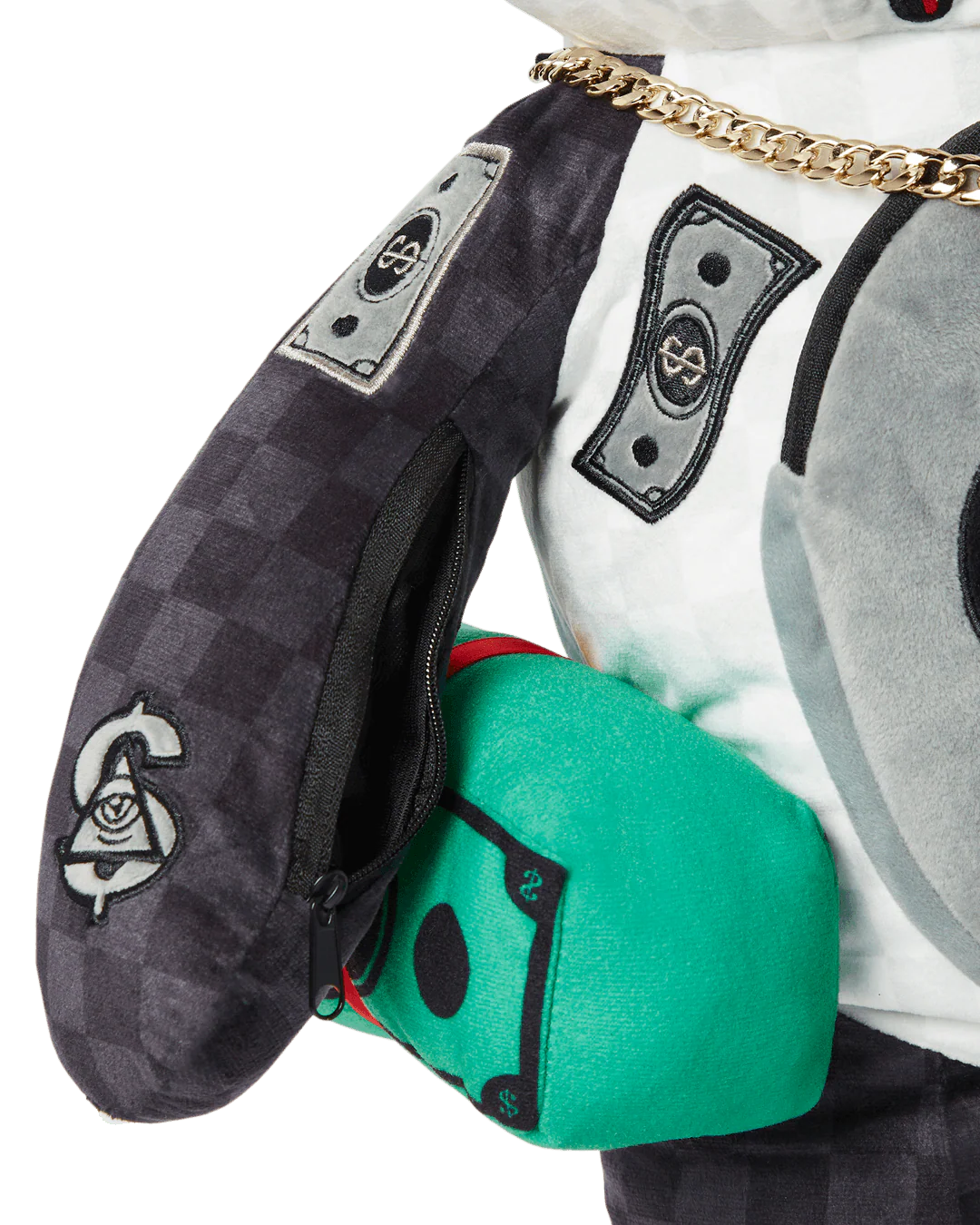Sprayground Backpack MONEY BEAR TEDDY BEAR BACKPACK PANDA PANDA PANDA Multicolor - Image 9