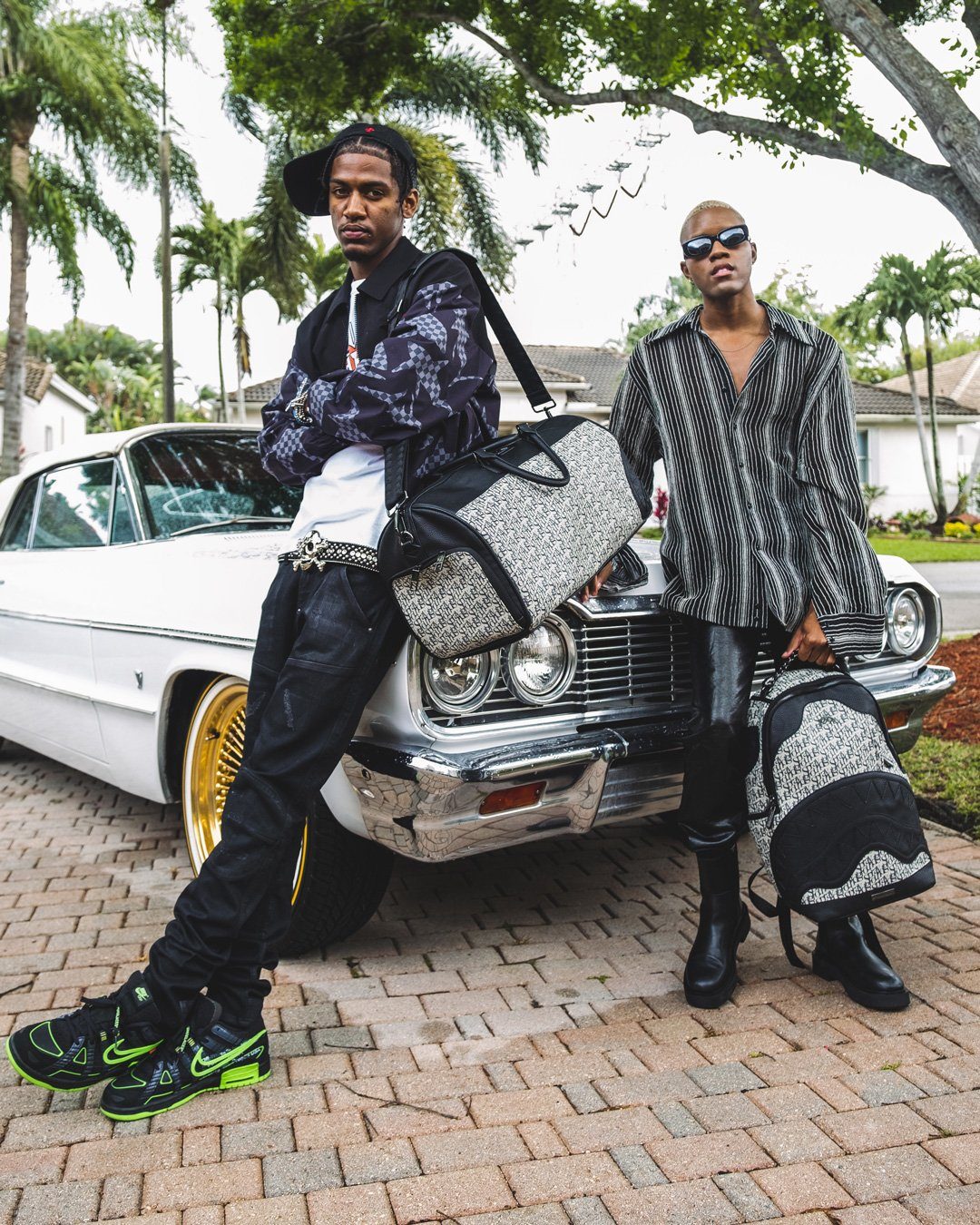 Sprayground Backpack SG ALL DAY BACKPACK (DLXV) Black - Image 12