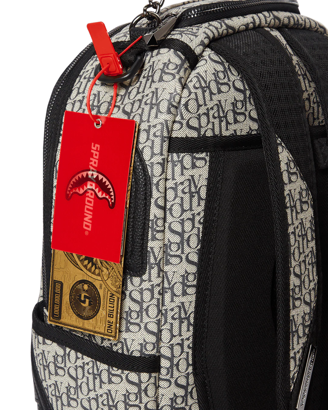 Sprayground Backpack SG ALL DAY BACKPACK (DLXV) Black - Image 15