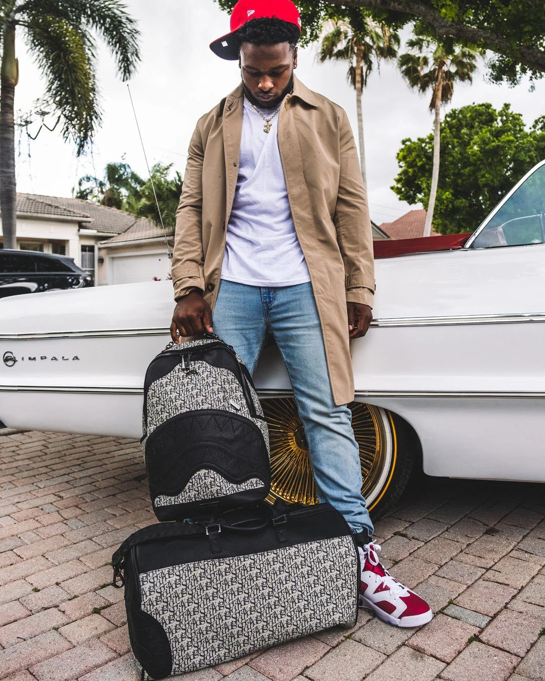 Sprayground Backpack SG ALL DAY BACKPACK (DLXV) Black - Image 16