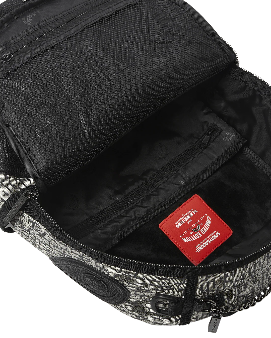 Sprayground Backpack SG ALL DAY BACKPACK (DLXV) Black - Image 17