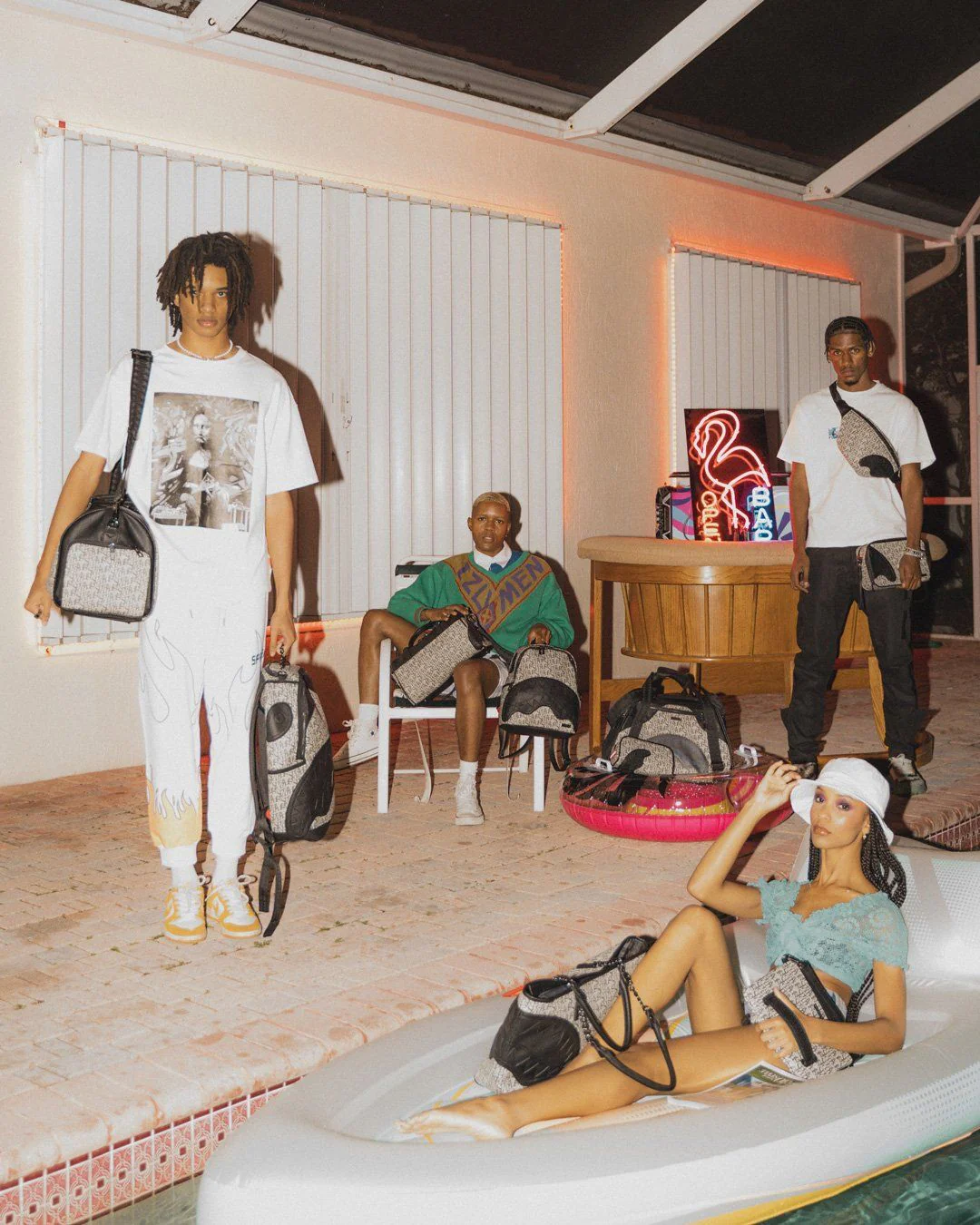 Sprayground Backpack SG ALL DAY BACKPACK (DLXV) Black - Image 18