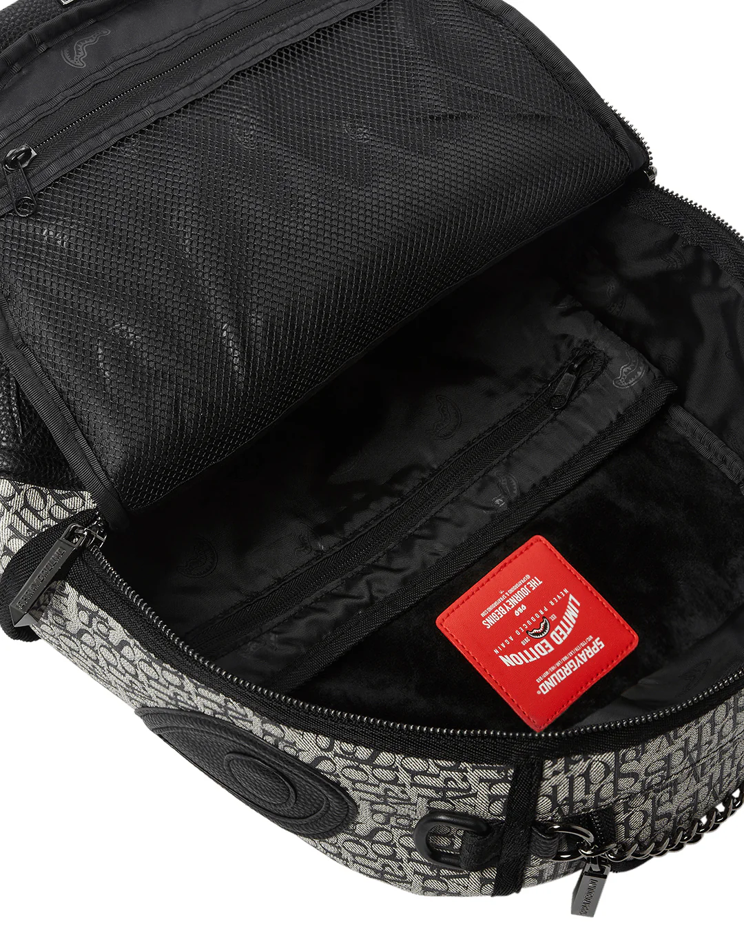 Sprayground Backpack SG ALL DAY BACKPACK (DLXV) Black - Image 28