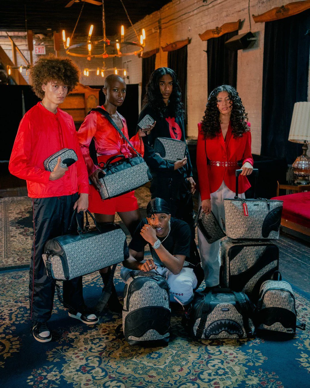 Sprayground Backpack SG ALL DAY BACKPACK (DLXV) Black - Image 8