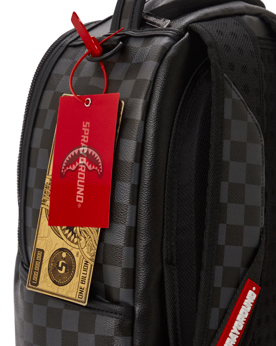 Sprayground Backpack SHARK BITE SHARKS IN PARIS GRAY BACKPACK (DLXV) Black - Image 15