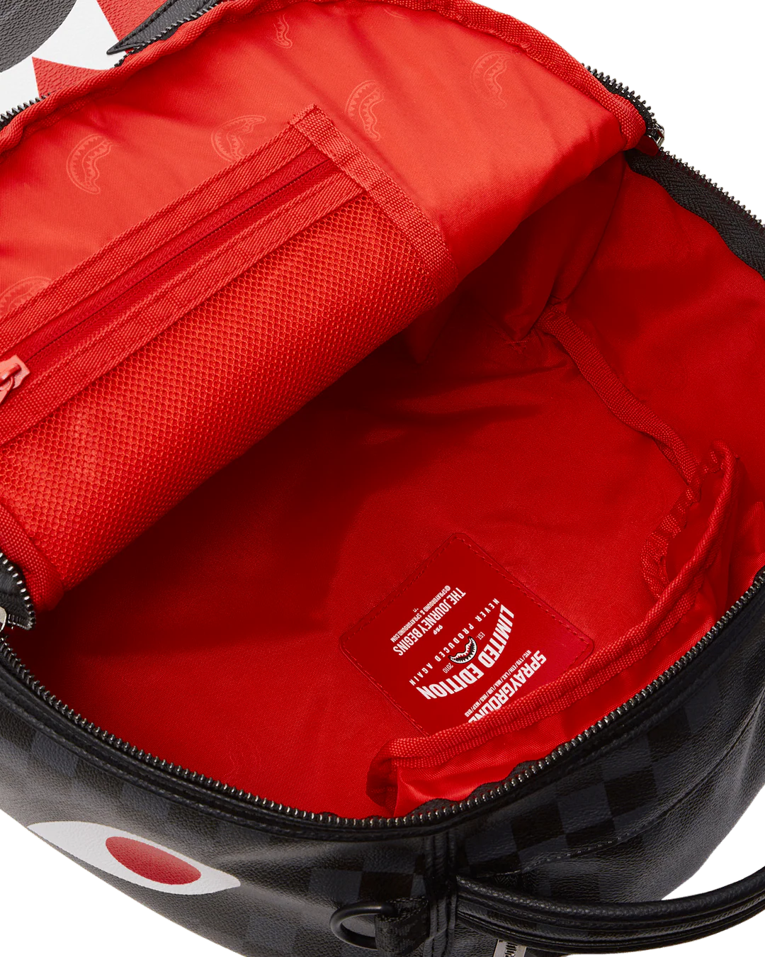 Sprayground Backpack SHARK BITE SHARKS IN PARIS GRAY BACKPACK (DLXV) Black - Image 16