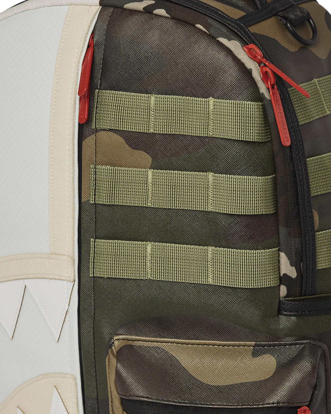 Sprayground Backpack SPLIT WEIRD BACKPACK (DLXV) Green - Image 10