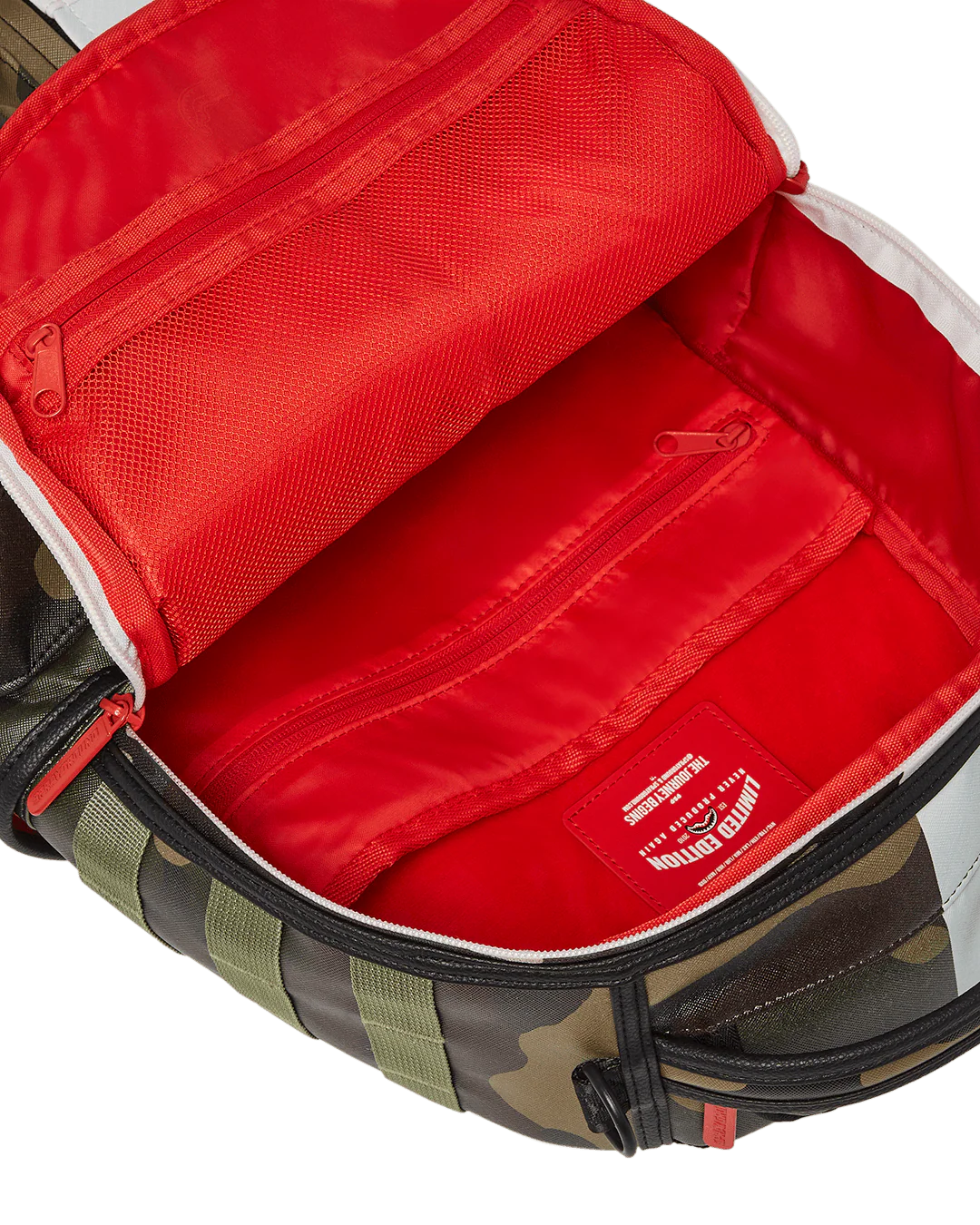 Sprayground Backpack SPLIT WEIRD BACKPACK (DLXV) Green - Image 13