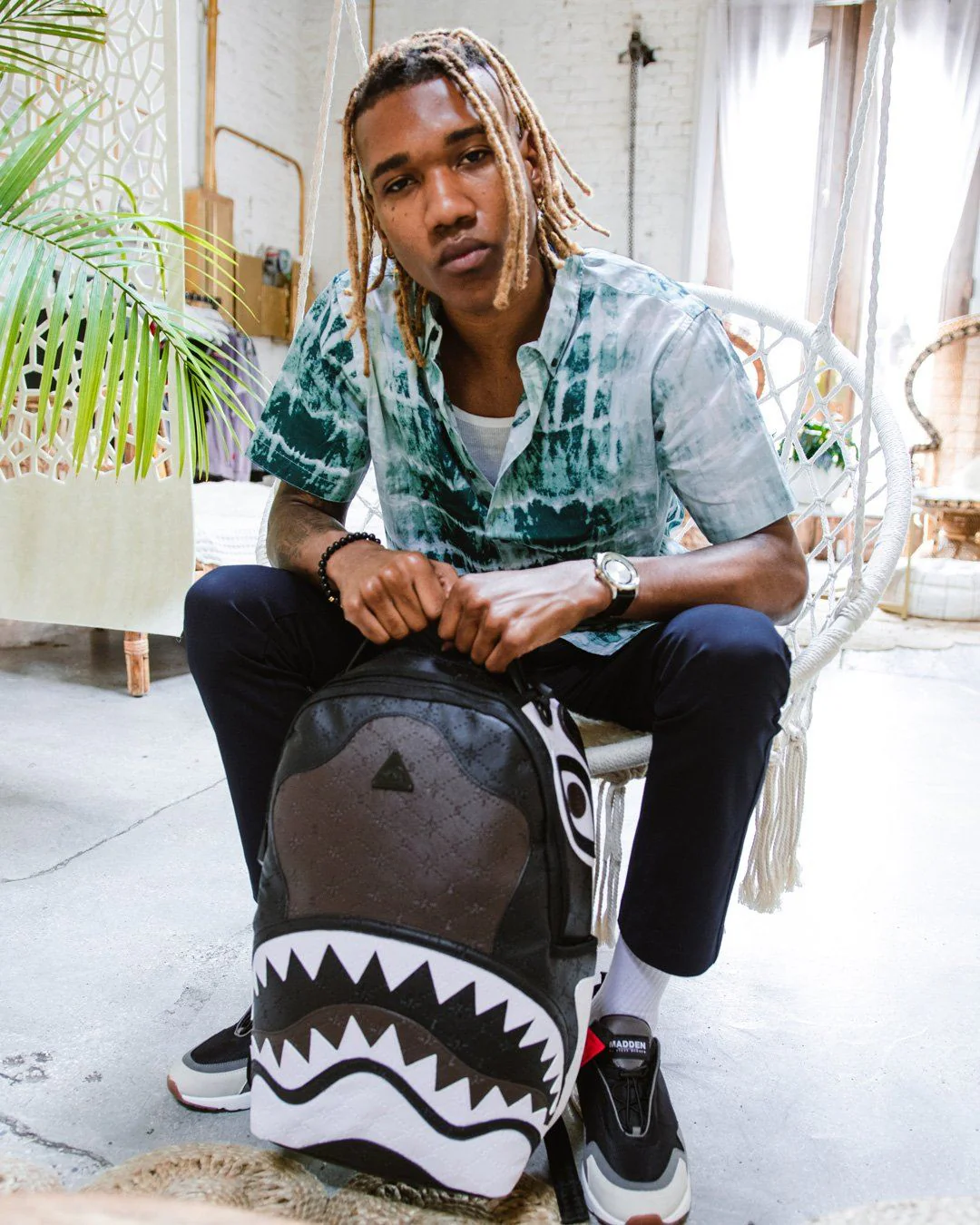 Sprayground Backpack V.V.I.P. BACKPACK (DLXV) Black - Image 6