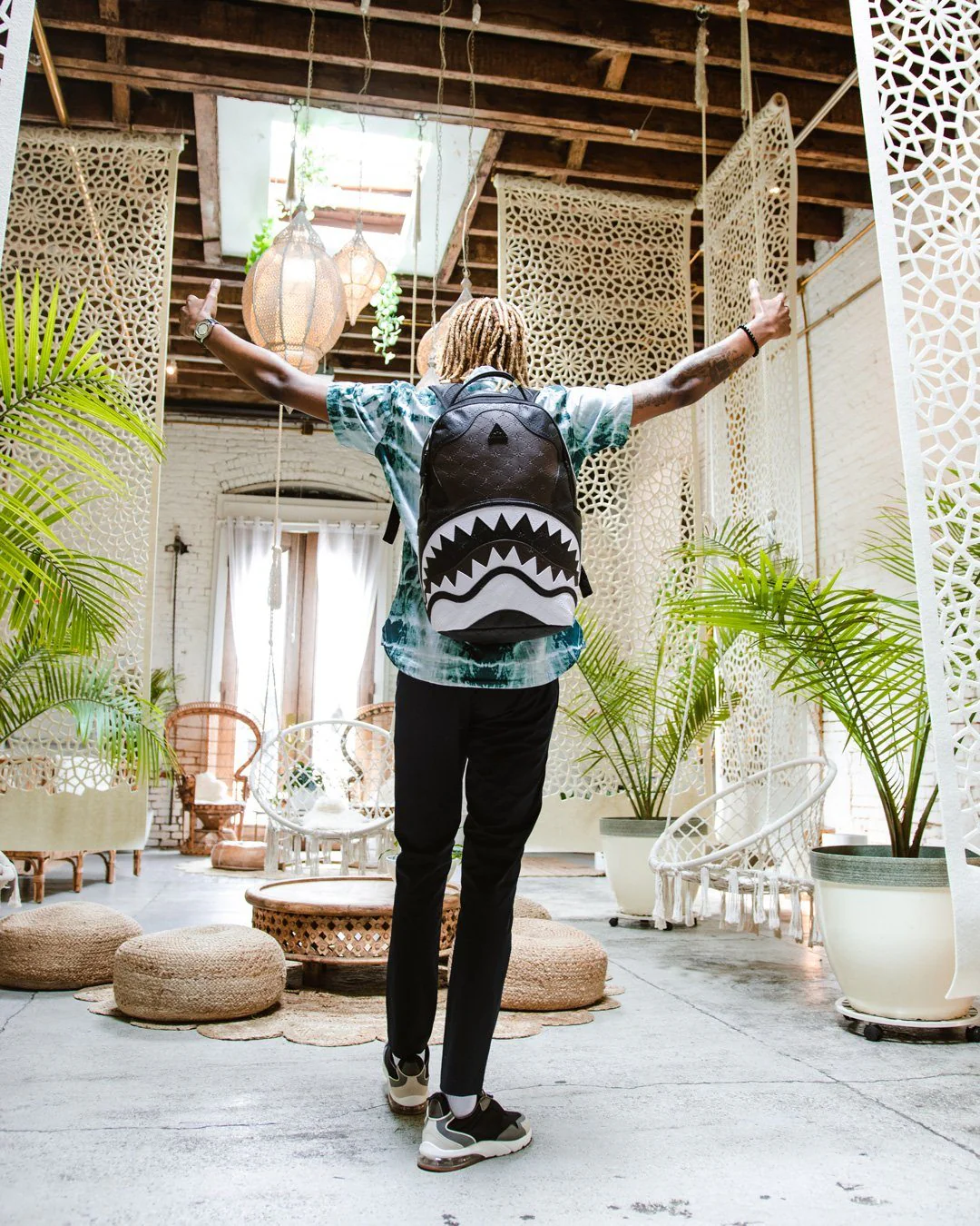 Sprayground Backpack V.V.I.P. BACKPACK (DLXV) Black - Image 8