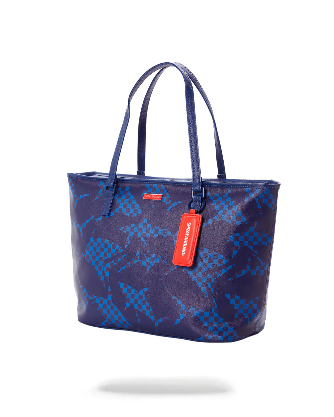 Camo Blue Shark Pattern Tote - Image 3