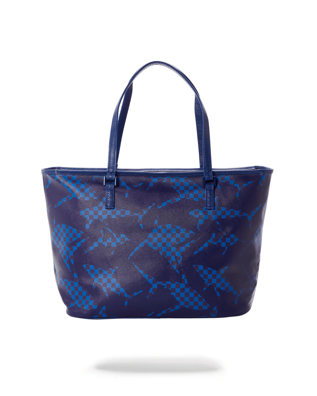 Camo Blue Shark Pattern Tote - Image 4