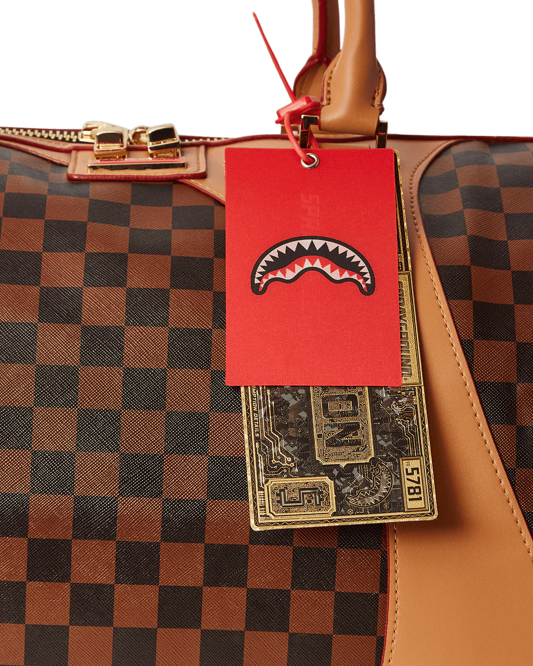 Sprayground Bag HENNY AIR TO THE THRONE DUFFLE Brown - Image 14