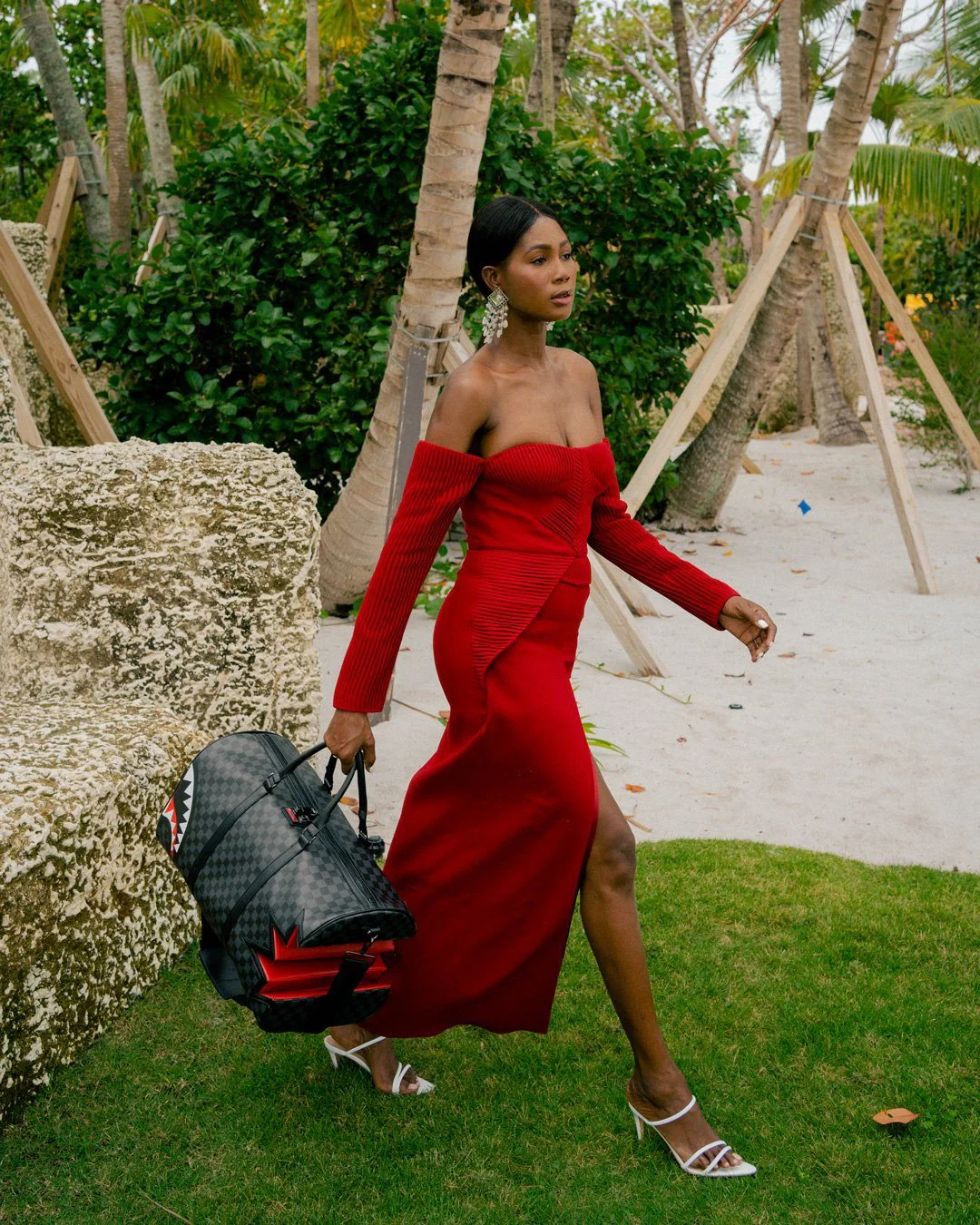 Sprayground Bag SHARK BITE SHARKS IN PARIS GRAY DUFFLE Multicolor - Image 10