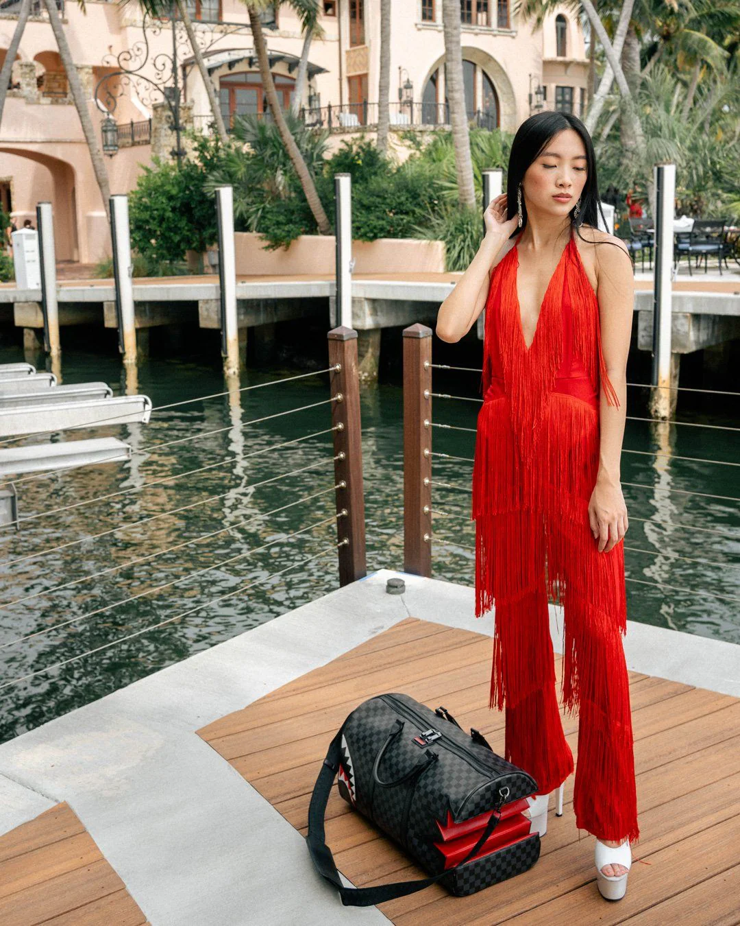 Sprayground Bag SHARK BITE SHARKS IN PARIS GRAY DUFFLE Multicolor - Image 8