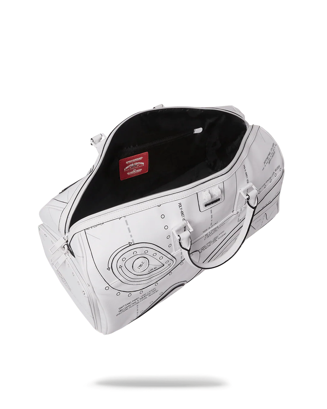 Sprayground Bag TECHNICAL CUT SEW DUFFLE White - Image 11