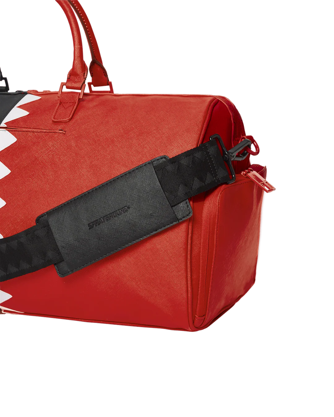 Vertical Shark Cut & Sew Duffle - Image 11