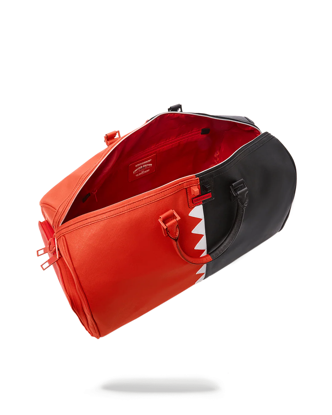 Vertical Shark Cut & Sew Duffle - Image 15