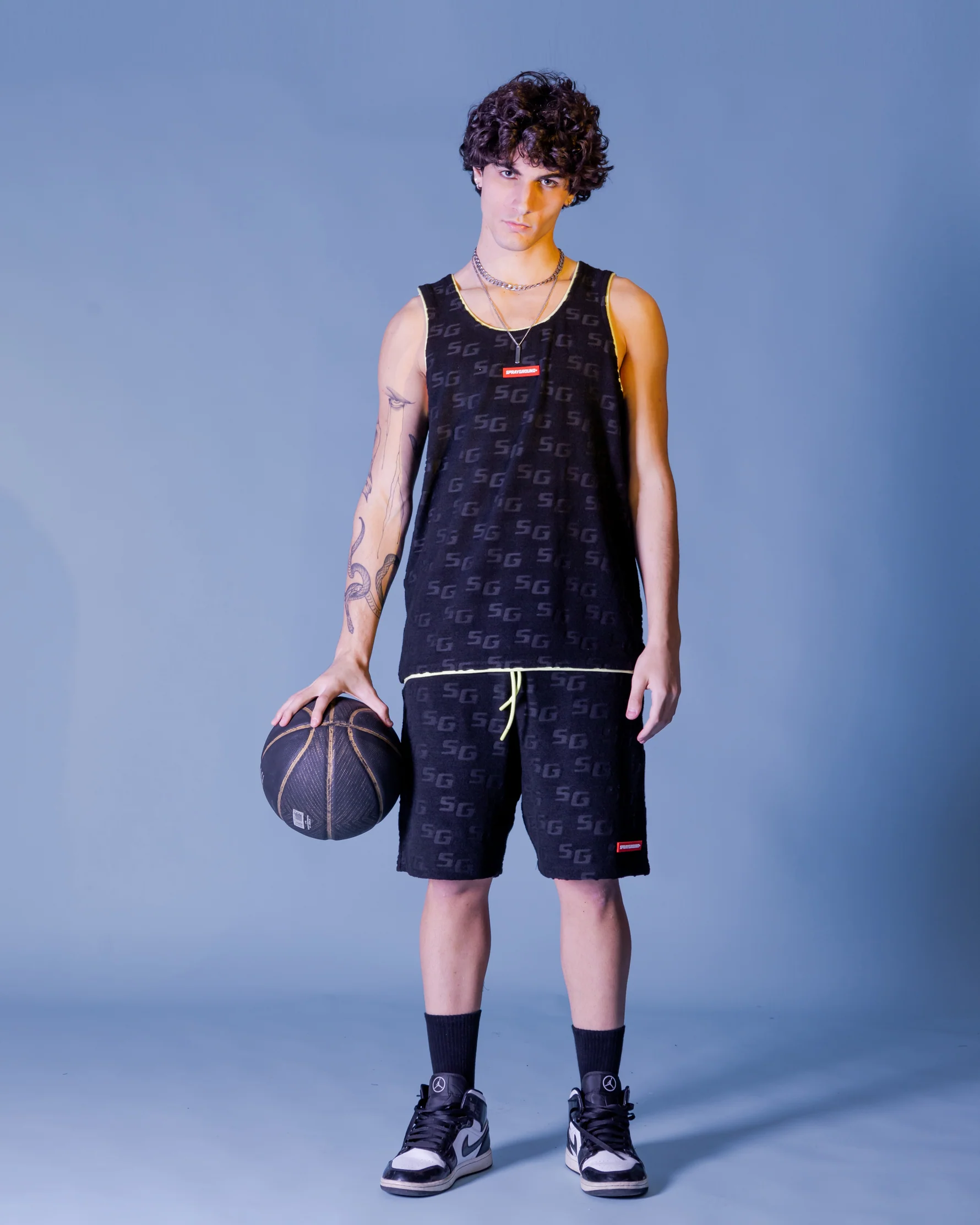 Jacquard Tanktop Blk - Image 3