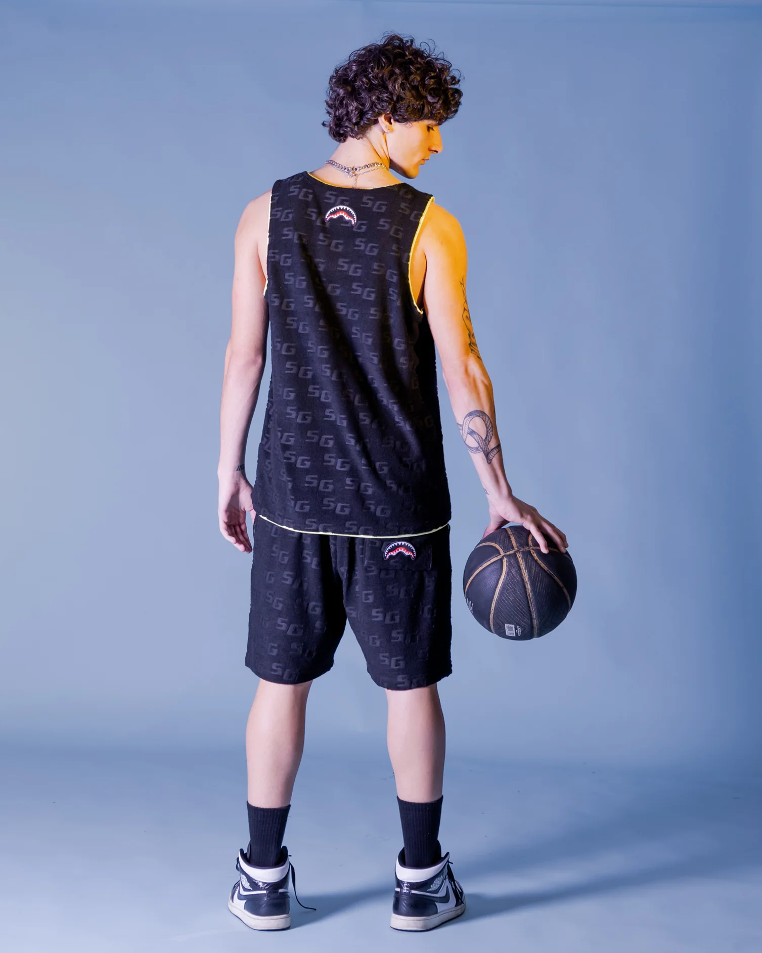 Jacquard Tanktop Blk - Image 4