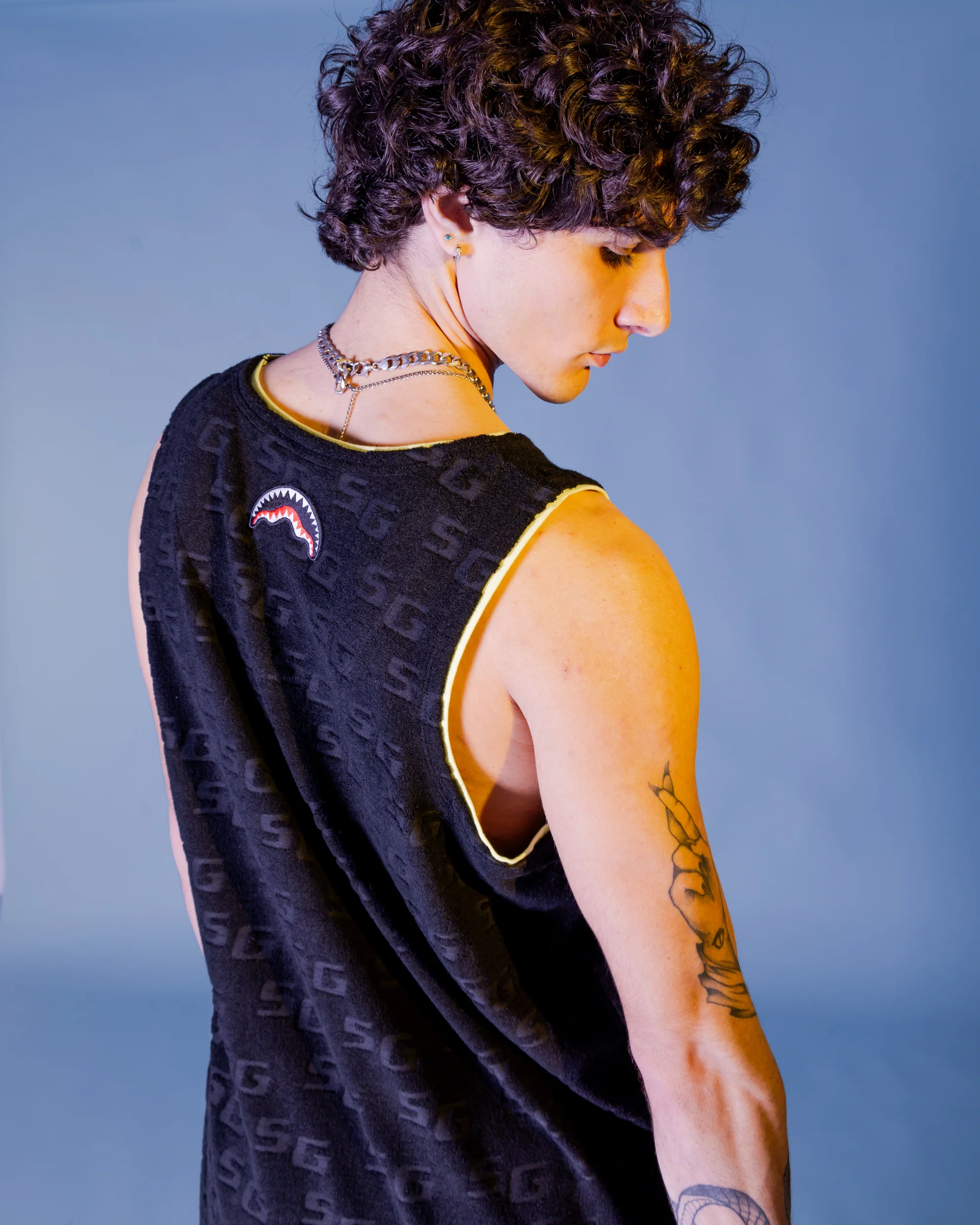 Jacquard Tanktop Blk - Image 5