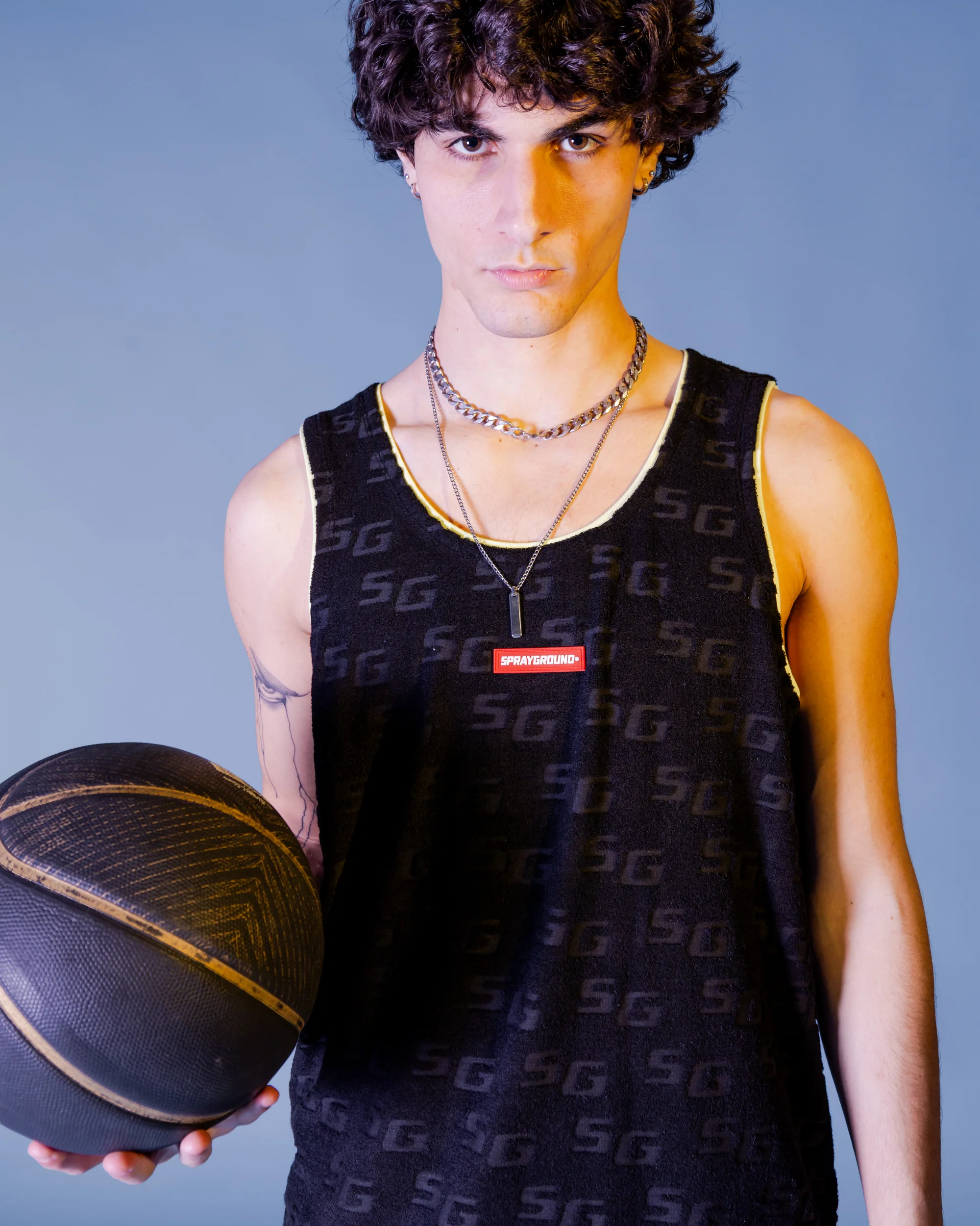 Jacquard Tanktop Blk - Image 6