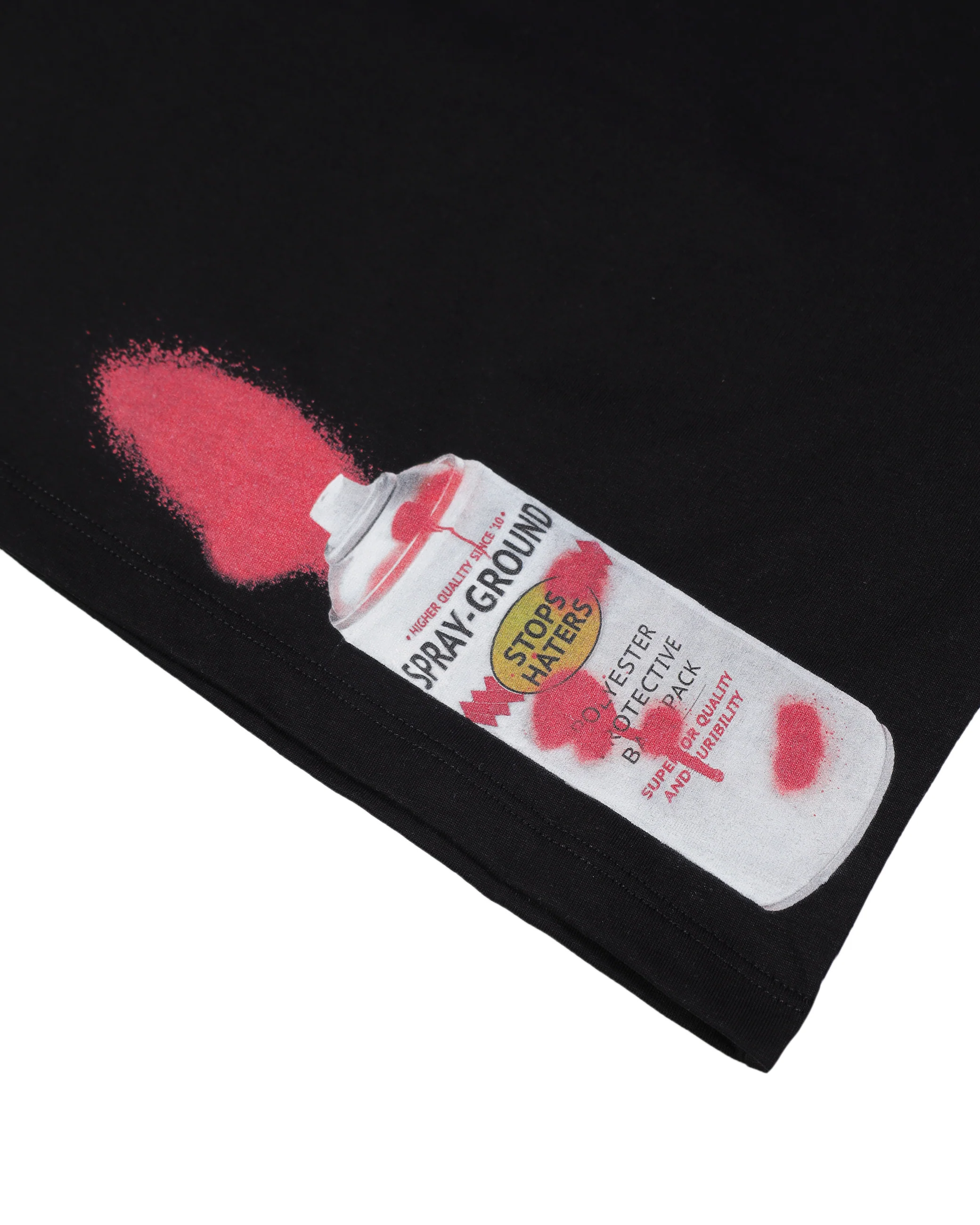 Shark Paint Over T-shirt Blk - Image 6